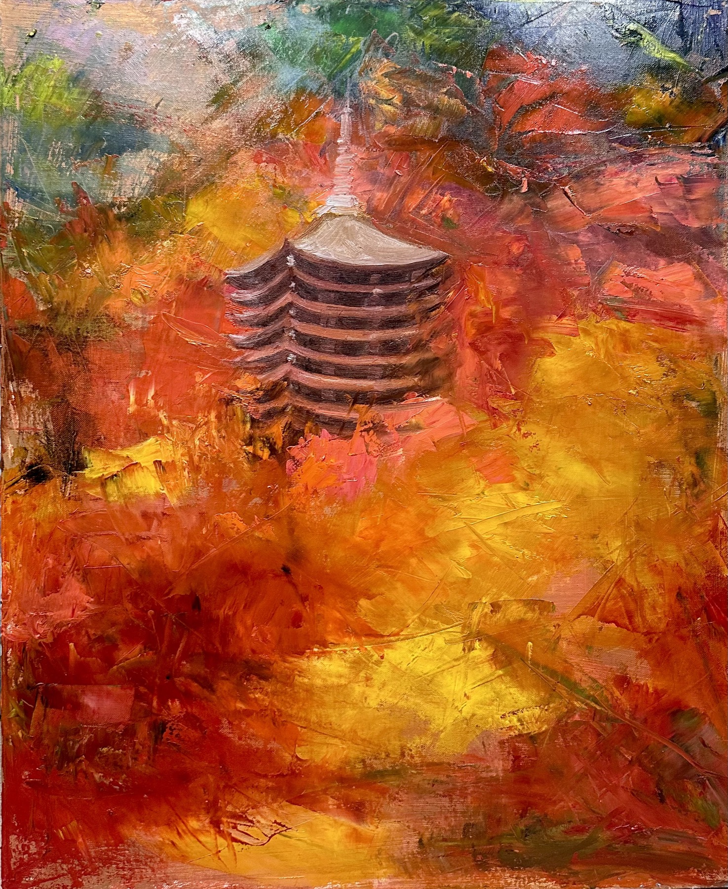 段逸君作品《只緣身在此山中》