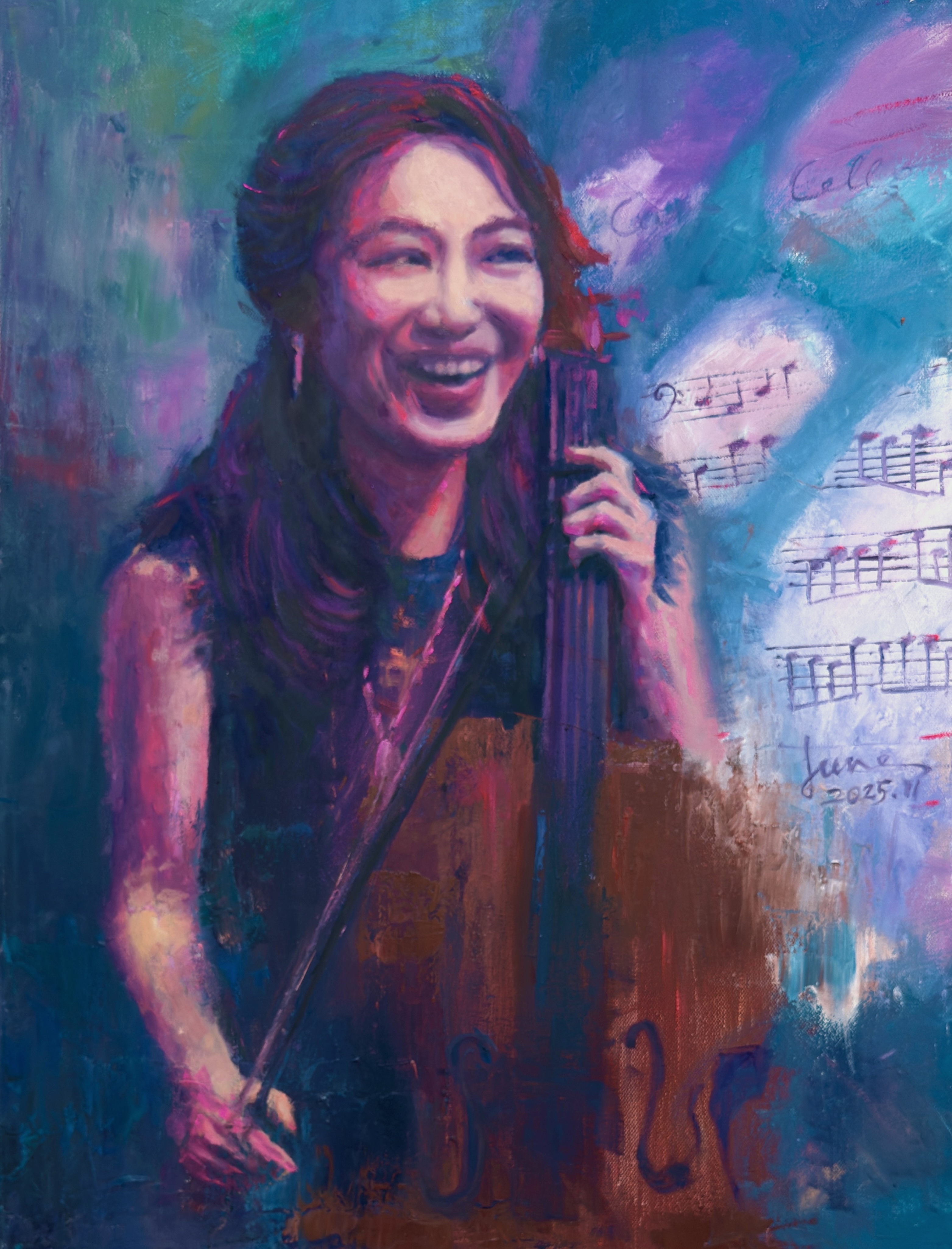 段逸君作品《自畫像》
