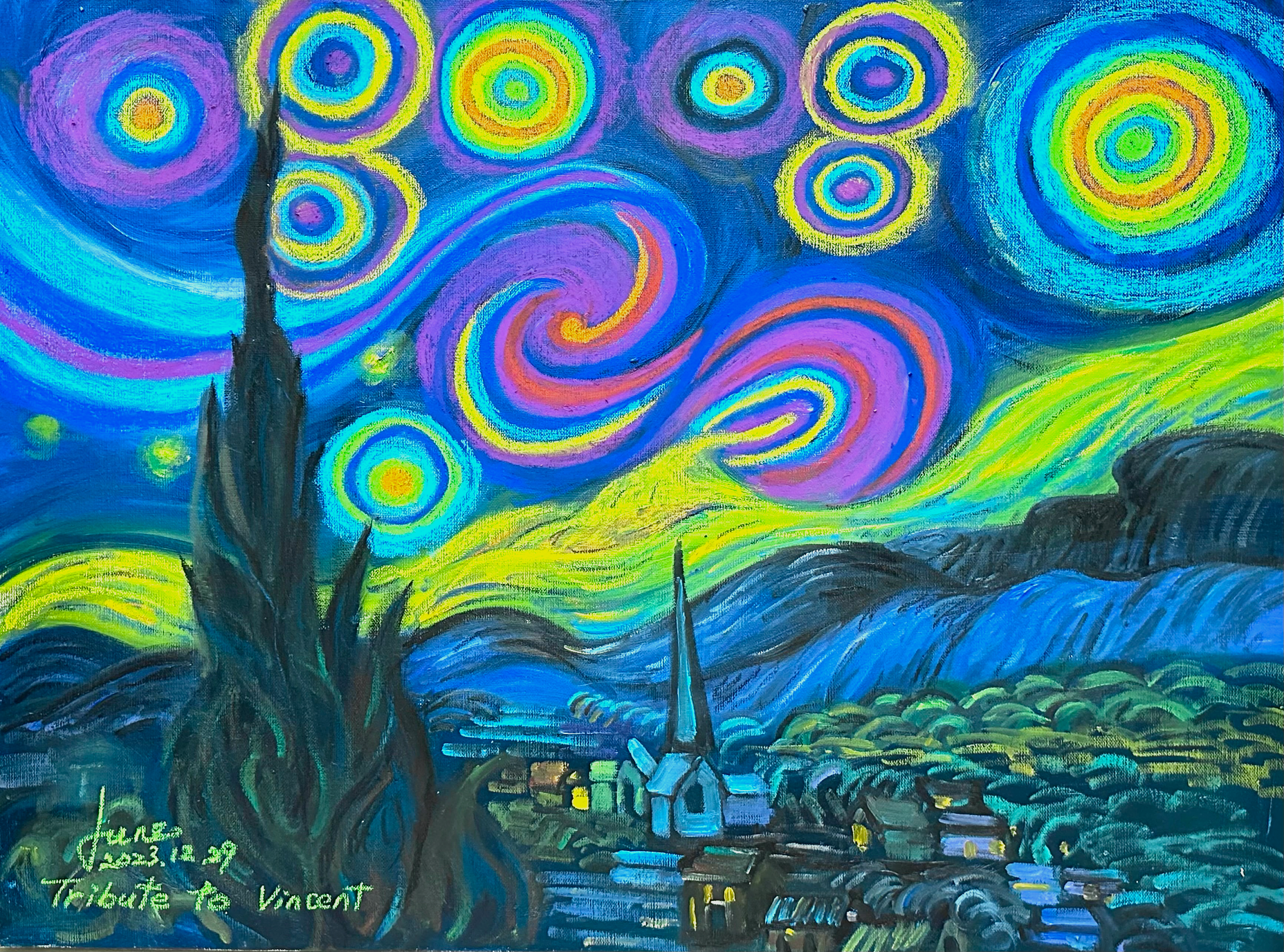 段逸君作品《Starry Starry Night》